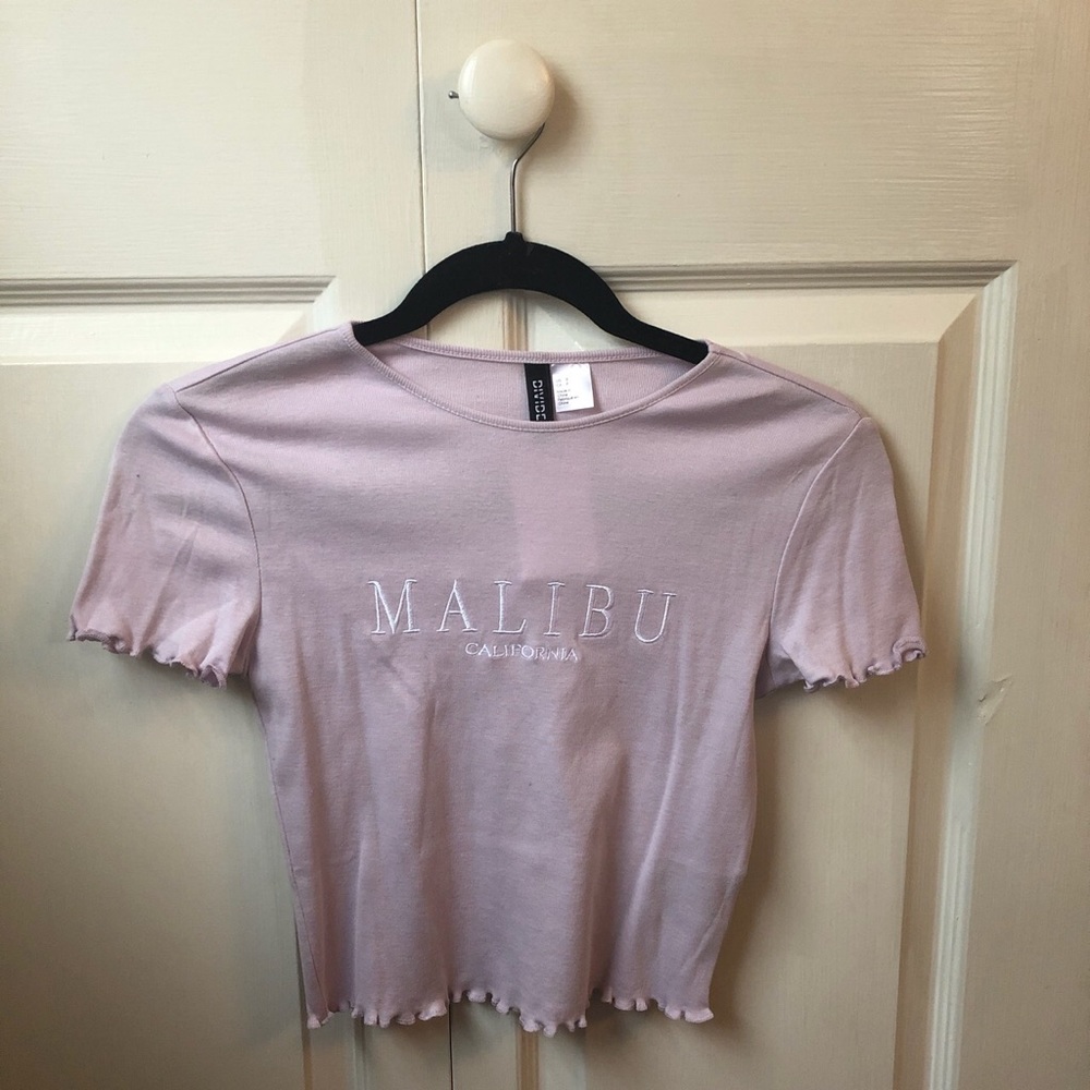 Purple Malibu baby tee